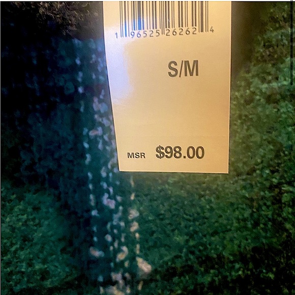 Max Edition Green & black poncho shawl, S/M - Picture 2 of 3